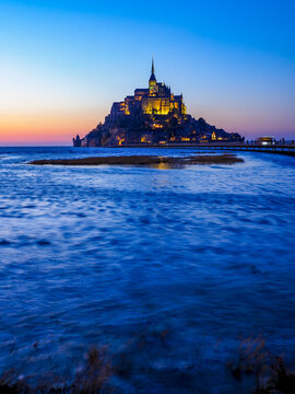 Mont Saint-Michel, Normandie, Frankreich, Europa