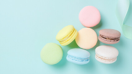 Obraz premium カラフルで素敵なマカロン