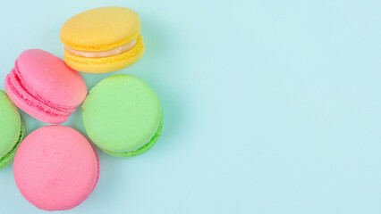 Obraz premium カラフルで素敵なマカロン