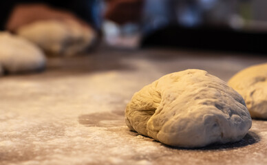 close up of a dough