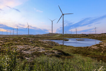 Wind Park in the Smoela island, Norway