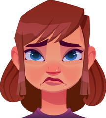 Sad Girl Face