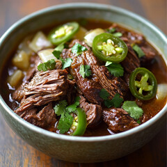 Slow Cooker Jalape&ntilde;o Beef 