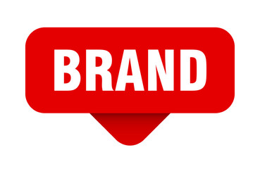 brand sticker. brand sign on transparent background