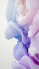 Fototapeta premium Abstract pastel colorful fluid shapes