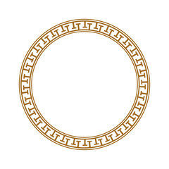 Decorative frame in greek style.	