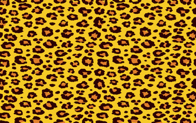 background texture seamless repeating leopard orange black jaguar. Print pattern