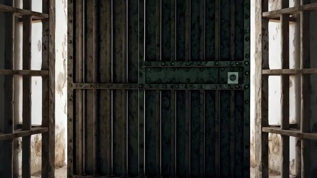 A prison, a bid for freedom but the doors close, a prisoner in your own mind