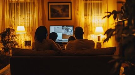 family watching the news together, staying informed about COVID-19 updates