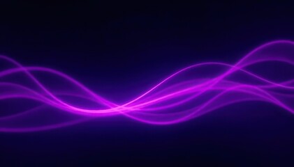 Full frame abstract image of purple light trails against black background,  dark,  futuristic