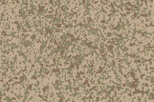 Camouflage abstract vector background. Spotted military multicam khaki spotted army pattern
