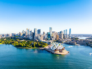Sydney Opera House in Daylight, Sydney Harbour, Sydney Australia
