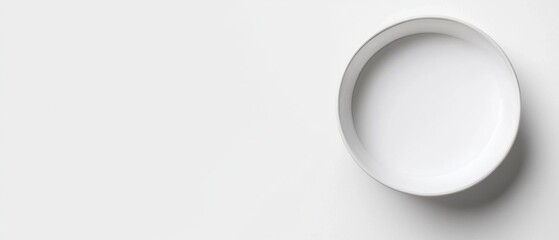 3d rendering of a white oval-shaped object on a plain white background. the object appears to be made of ceramic or porcelain and has a smooth, glossy surface.