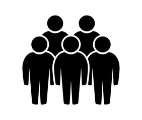 Symbol, ikona ludzi. Plik wektorowy.