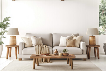 Minimalist Living Room with Natural Light