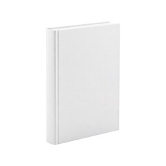 Blank White Book Mockup for Design Presentations on Transparent Background