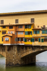 view of Florence with Arno river
