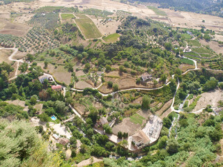 Ronda, Malaga, Andalusien, Spanien, Schlucht El Tajo