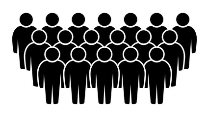 Symbol, ikona ludzi. Plik wektorowy. © robert6666