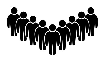 Symbol, ikona ludzi. Plik wektorowy. © robert6666