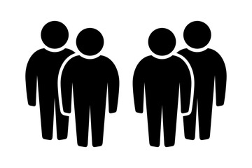 Symbol, ikona ludzi. Plik wektorowy. © robert6666