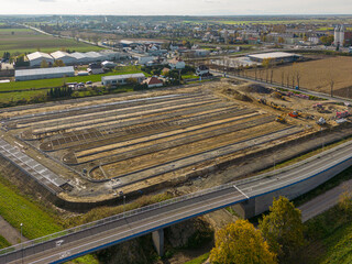 budowa parkingu w Opolu przy ulicy Krapkowickiej © Henryk Niestrój