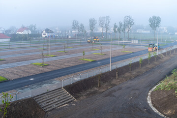 budowa parkingu w Opolu przy ulicy Krapkowickiej © Henryk Niestrój