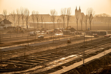 budowa parkingu w Opolu przy ulicy Krapkowickiej © Henryk Niestrój
