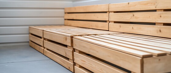 DIY seating solutions using repurposed furniture and labeled sections