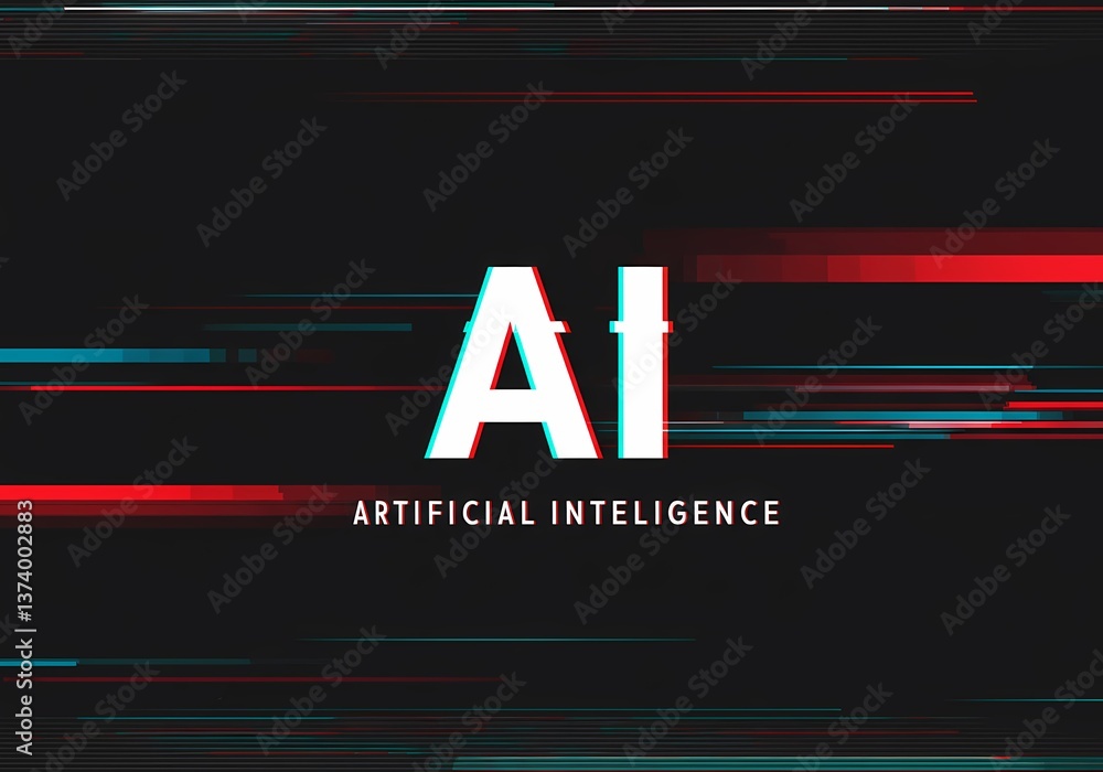 Poster exploring the future of ai artificial intelligence technology innovation and digital transformation 