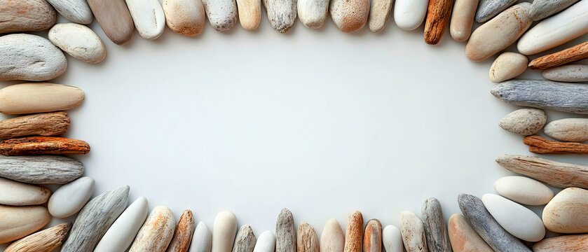 Driftwood Frame on White
