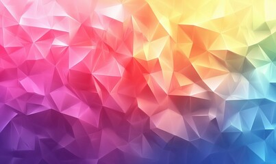 Colorful abstract geometric background with vibrant triangular patterns and gradients