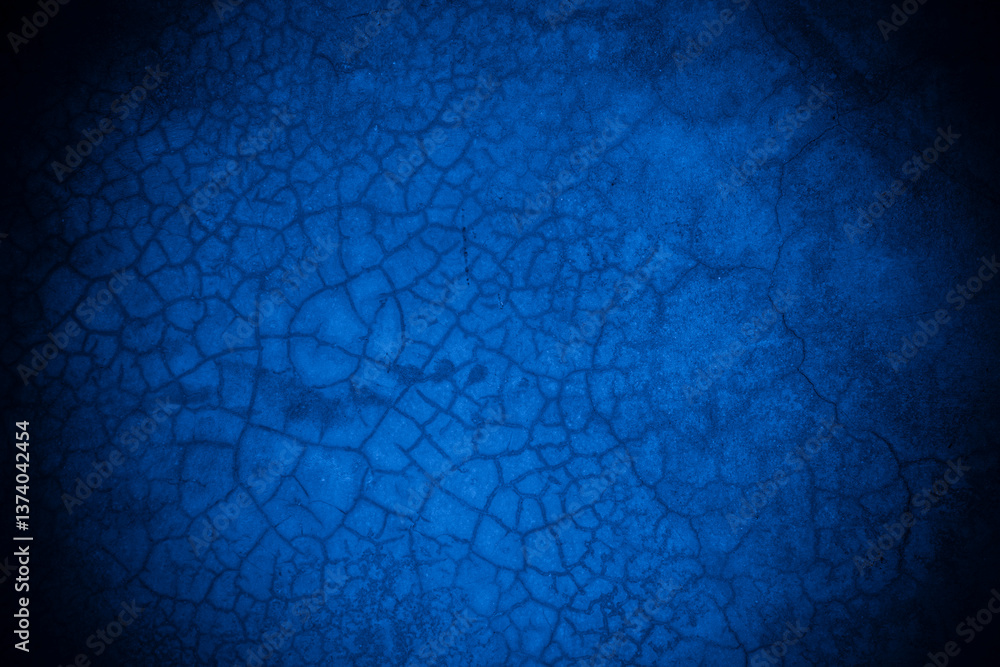 Poster old wall pattern texture cement blue dark abstract blue color design are light with black gradient b