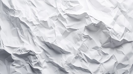 Obraz premium 4K wallpaper of an aerial of a grand mountain range where everything is made up of pure white paper, minimalistic, cinematic 