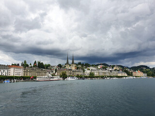 Obraz premium Switzerland, Luzern, Vierwaldstättersee