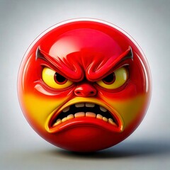 Anger Faces emoji, AI generated