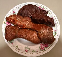 Grilled Pork with Herbs, Healthy Food