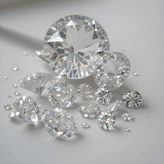 Fototapeta premium Diamond Accessories, AI Generated