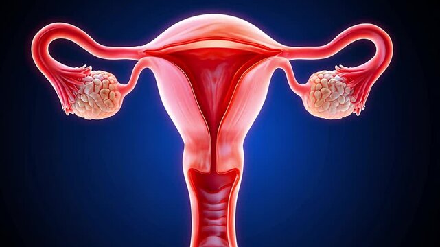 Explore the intricate details of the female reproductive system, highlighting the uterus and ovaries, and their essential functions in human biology and reproduction