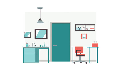 Fototapeta premium Clinic Vector Graphic Design for Medical and Healthcare Concepts, Perfect for Health and Wellness Projects