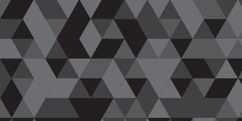 Obraz premium Abstract minimal Geometric origami dark black, gray square cube triangulated random cube low polygon triangle textile abstract corporate creative design. 