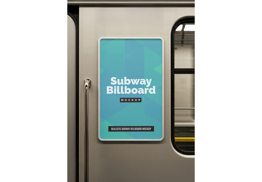 Subway Billboard Mockup 63