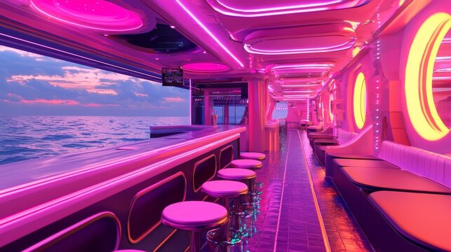 Experience the Future of Wellness with an Avant-Garde Cruise Featuring Eco-Friendly Luxury Spa and Shifting Holographic Elements