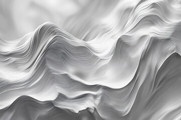 Obraz premium Abstract white wavy lines