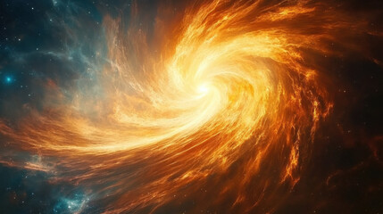 Galaxy and Cosmo, A stunning depiction of a massive black hole bending surrounding space in high fidelity.