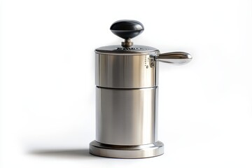 Sleek Stainless Steel Coffee Frother Professional-Grade Milk Frothing