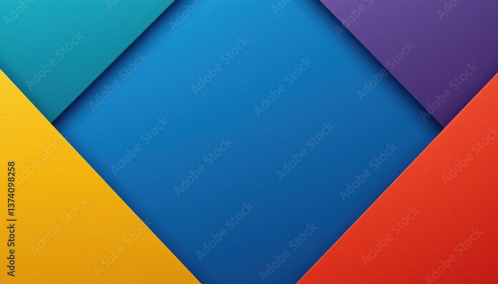 Poster dynamic colorful geometric patterns digital art abstract design modern aesthetic close-up view visua