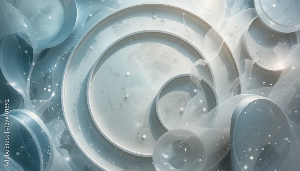 Aufkleber fluid dynamics action abstract environment digital art content ethereal atmosphere aerial view conce