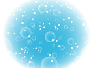 水中　バブル　ソーダ　ぼかし　背景