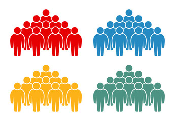 Symbol, ikona ludzi. Plik wektorowy. © robert6666